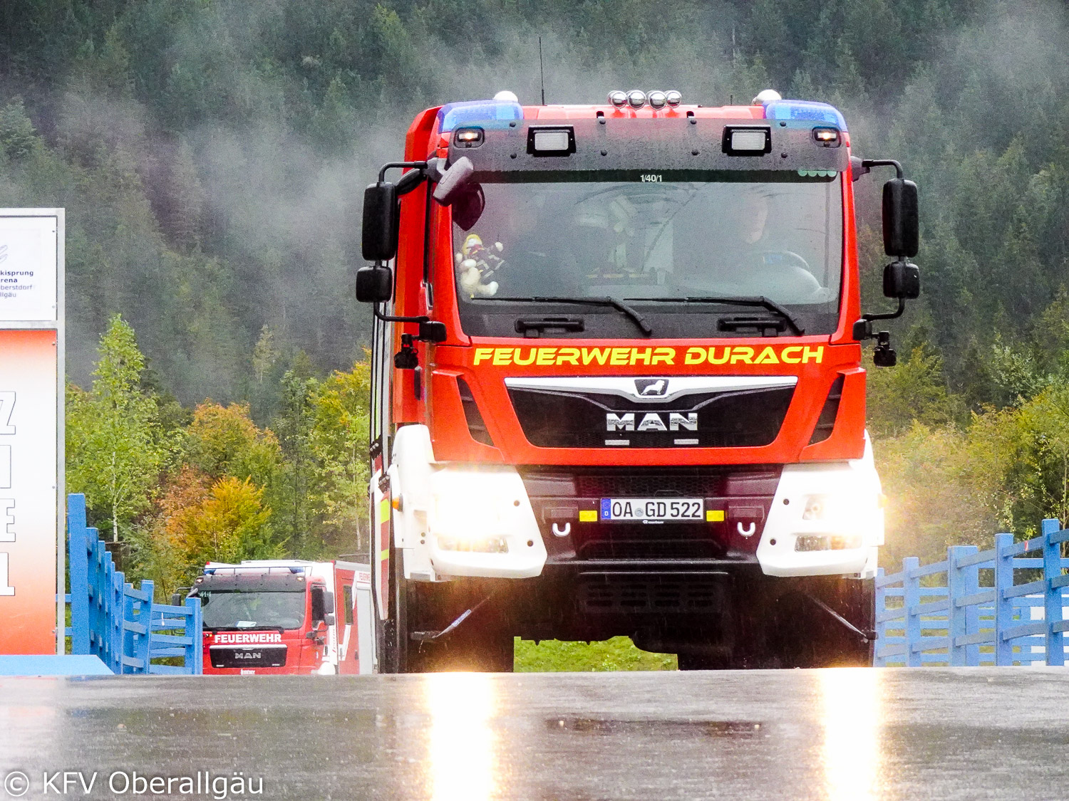 Fahrertraining in Oberstdorf im Nordic Zentrum