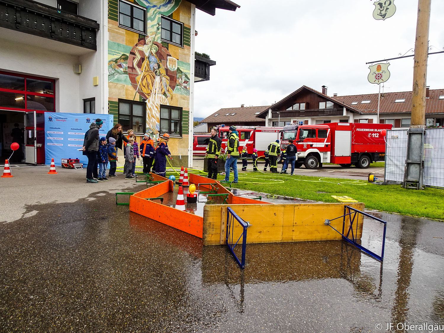 Station "Strahlrohrfußball"