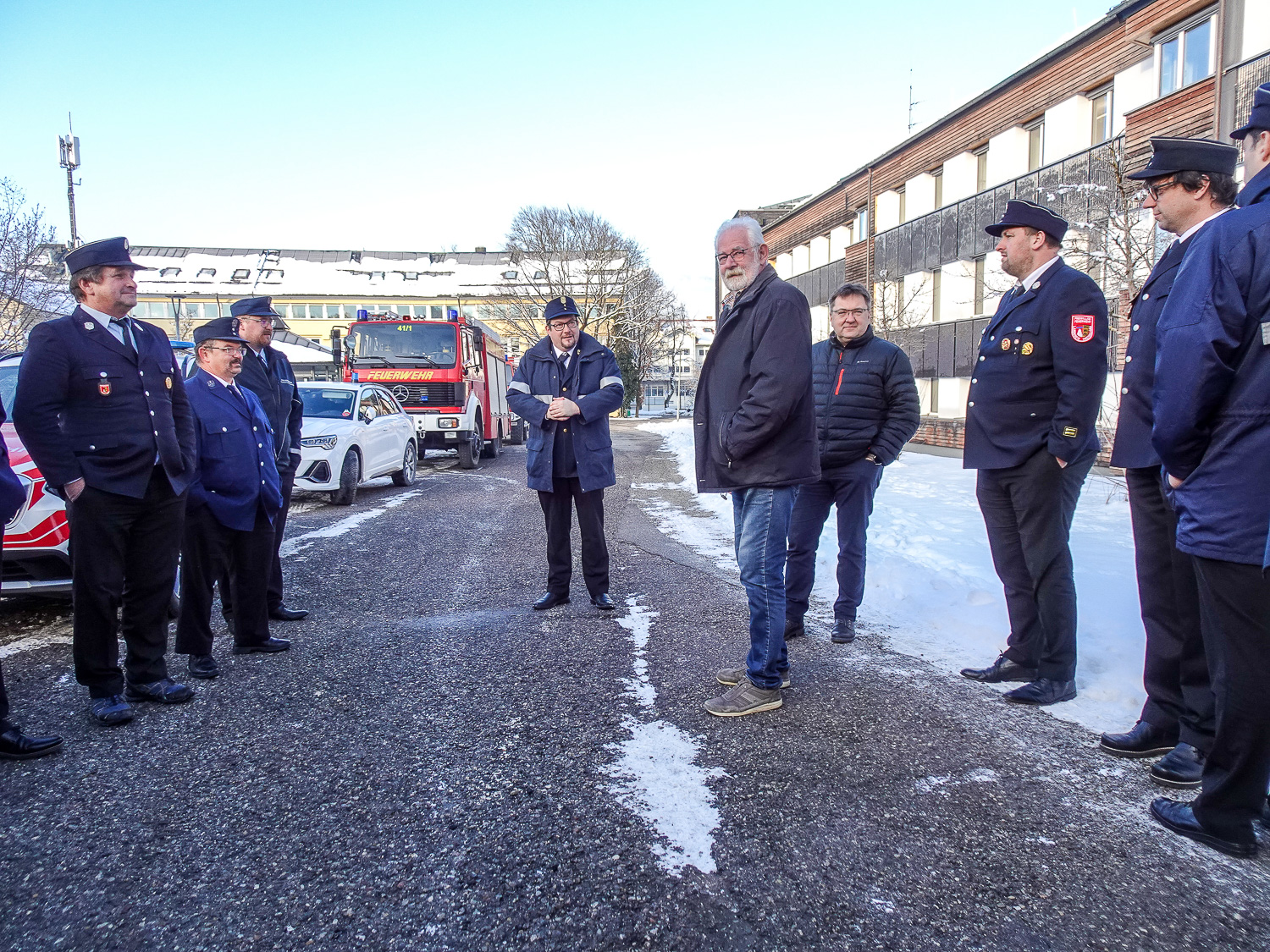 Ankunft des Korso in Sonthofen