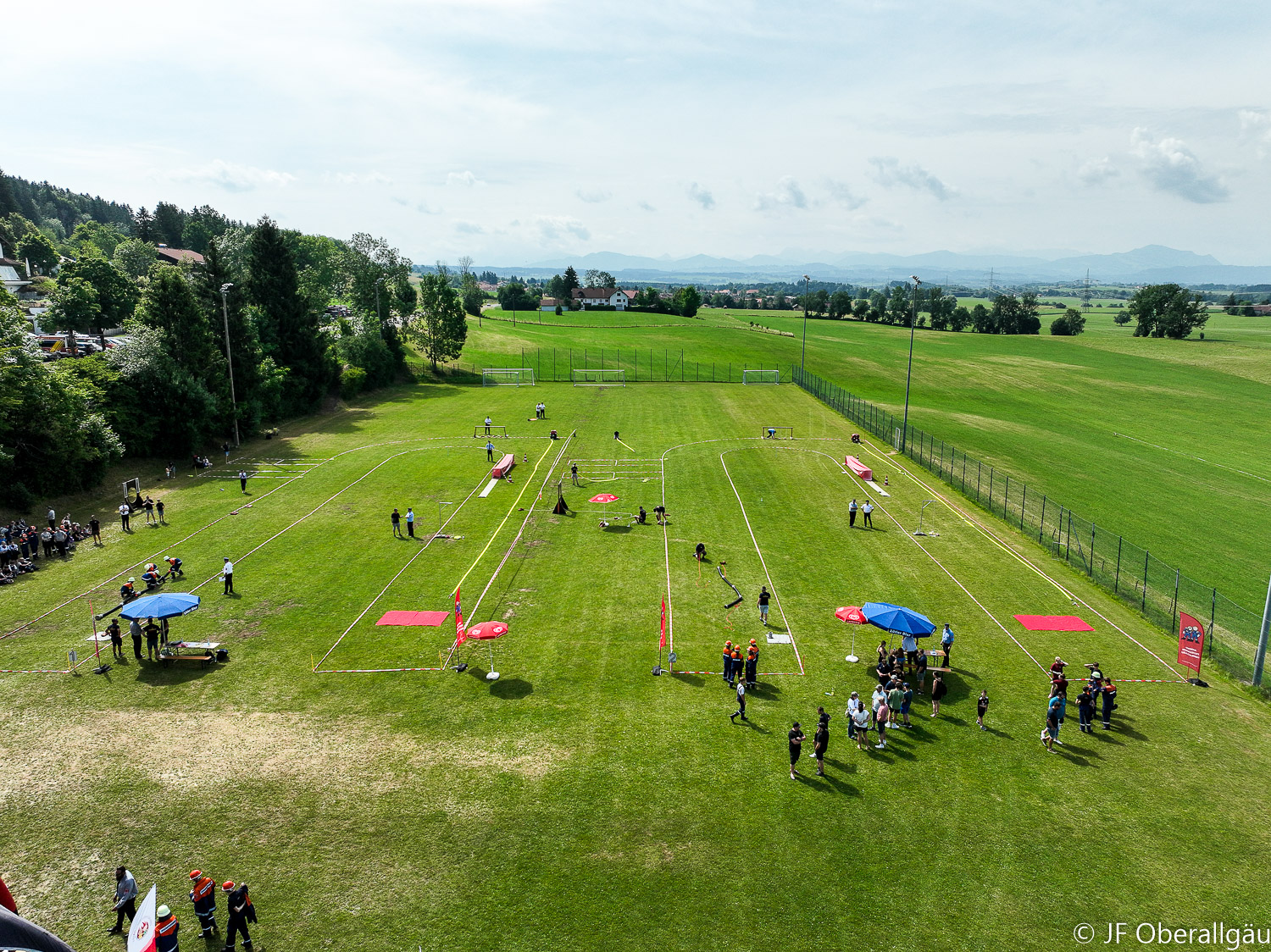 Blick auf den Hindenrisparcours